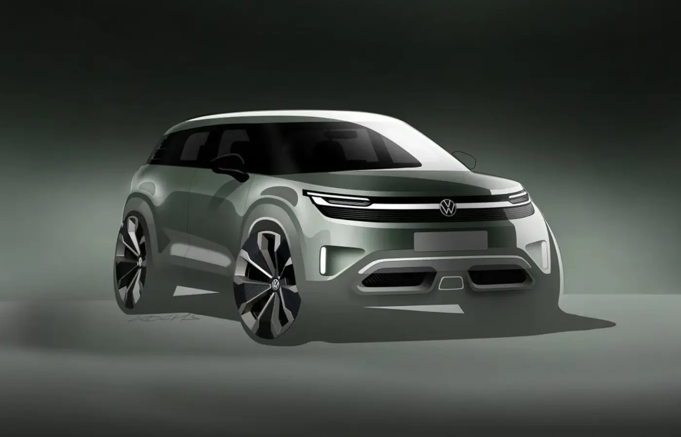 Is this the new Electric Polo? Volkswagen has teased the ID.2 ahead of the 2025 Munich Auto Show. Featured Image